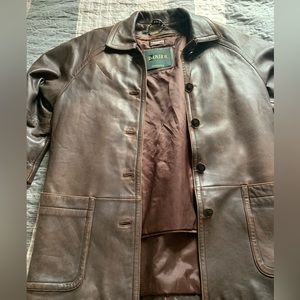 Mens leather Danier Thinsulate Jacket
